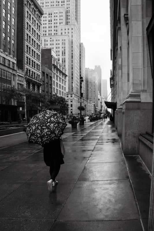 Bajo la Lluvia en Manhattan